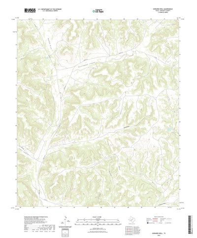 United States Geological Survey Howards Well, TX (2022, 24000-Scale) digital map