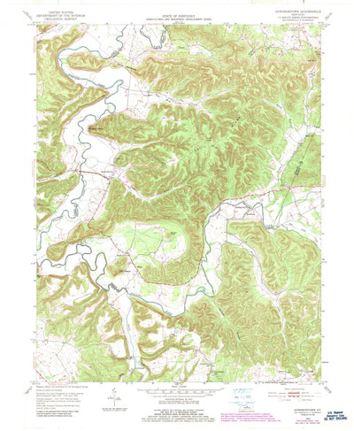 United States Geological Survey Howardstown, KY (1953, 24000-Scale) digital map