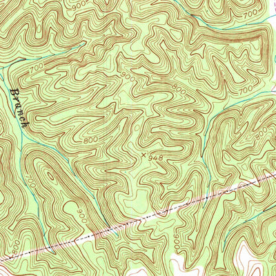 United States Geological Survey Howardstown, KY (1953, 24000-Scale) digital map