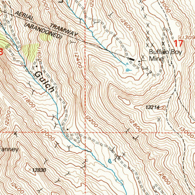 United States Geological Survey Howardsville, CO (2001, 24000-Scale) digital map