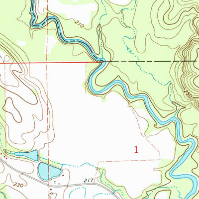 United States Geological Survey Howe, AL (1973, 24000-Scale) digital map