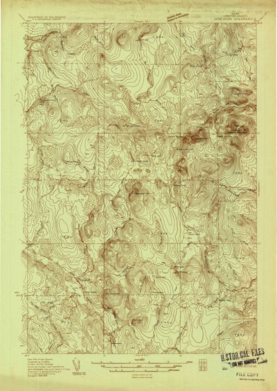 United States Geological Survey Howe Brook, ME (1935, 48000-Scale) digital map