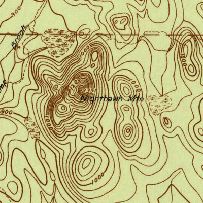 United States Geological Survey Howe Brook, ME (1935, 48000-Scale) digital map