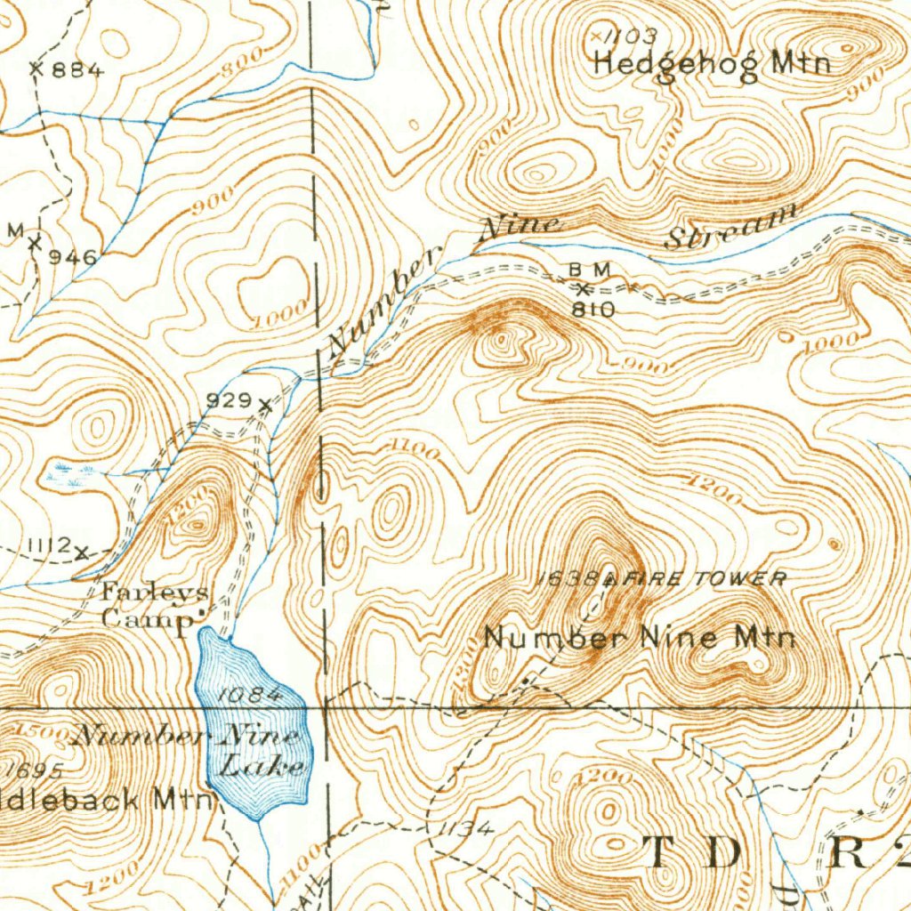 Howe Brook, ME (1939, 62500-Scale) Map by United States Geological ...