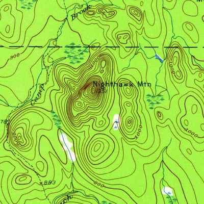 United States Geological Survey Howe Brook, ME (1954, 62500-Scale) digital map