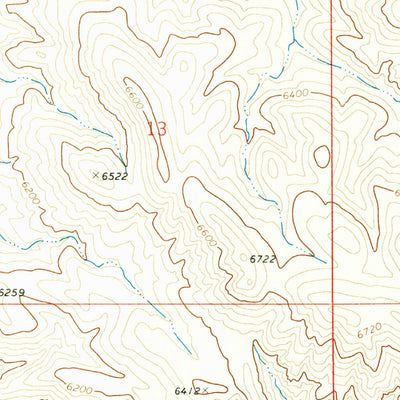 United States Geological Survey Howe NE, ID (1969, 24000-Scale) digital map