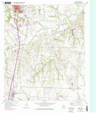 United States Geological Survey Howe, TX (1958, 24000-Scale) digital map