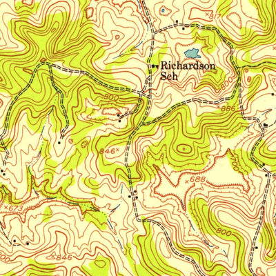 United States Geological Survey Howe Valley, KY (1949, 24000-Scale) digital map
