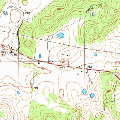 United States Geological Survey Howe Valley, KY (1991, 24000-Scale) digital map