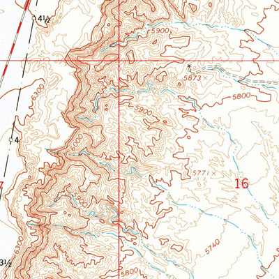 United States Geological Survey Howell Mesa, AZ (1967, 24000-Scale) digital map