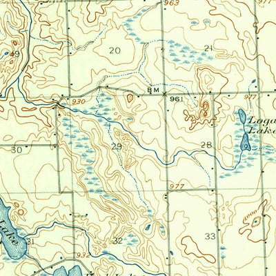 United States Geological Survey Howell, MI (1907, 62500-Scale) digital map