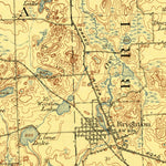 United States Geological Survey Howell, MI (1909, 62500-Scale) digital map