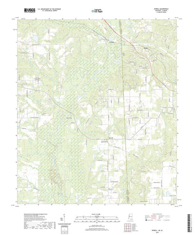 United States Geological Survey Howell, MS (2020, 24000-Scale) digital map