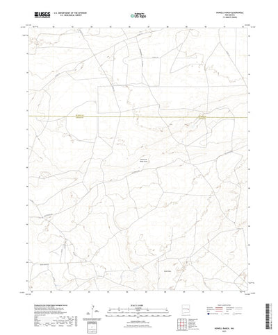 United States Geological Survey Howell Ranch, NM (2023, 24000-Scale) digital map