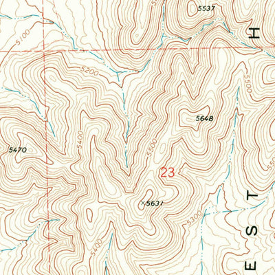 United States Geological Survey Howell, UT (1968, 24000-Scale) digital map