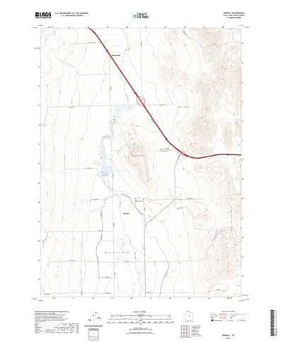 United States Geological Survey Howell, UT (2023, 24000-Scale) digital map