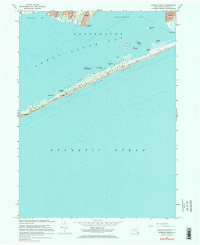 United States Geological Survey Howells Point, NY (1967, 24000-Scale) digital map