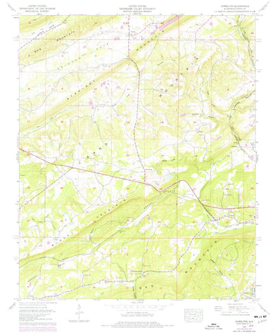 United States Geological Survey Howelton, AL (1959, 24000-Scale) digital map