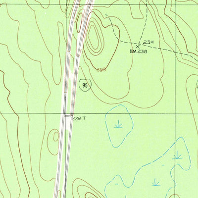 United States Geological Survey Howland, ME (1988, 24000-Scale) digital map