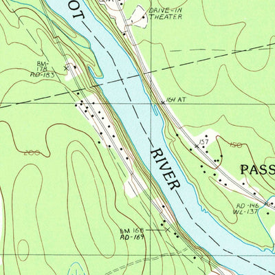 United States Geological Survey Howland, ME (1988, 24000-Scale) digital map