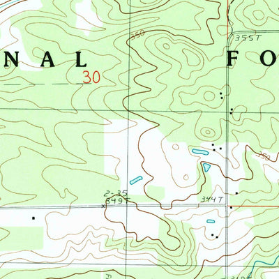 United States Geological Survey Hoxeyville, MI (1987, 24000-Scale) digital map