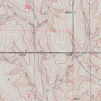 United States Geological Survey Hoxie NE, KS (1979, 24000-Scale) digital map