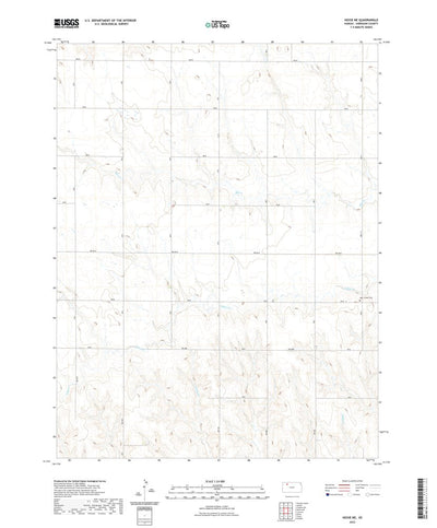 United States Geological Survey Hoxie NE, KS (2022, 24000-Scale) digital map