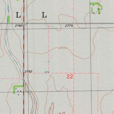United States Geological Survey Hoxie NW, KS (1979, 24000-Scale) digital map