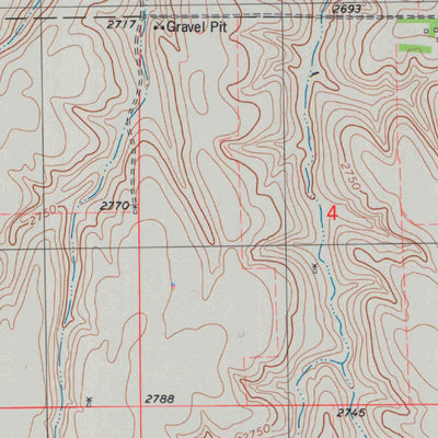 United States Geological Survey Hoxie NW, KS (1979, 24000-Scale) digital map