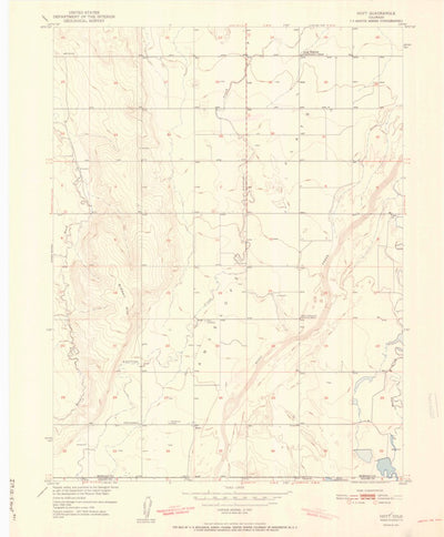United States Geological Survey Hoyt, CO (1951, 24000-Scale) digital map