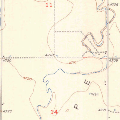 United States Geological Survey Hoyt, CO (1951, 24000-Scale) digital map