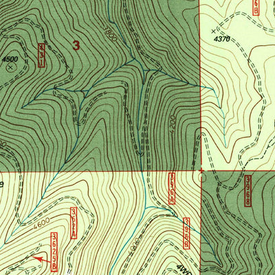 United States Geological Survey Hoyt Mountain, ID (1995, 24000-Scale) digital map