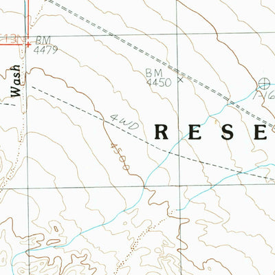 United States Geological Survey Hu-Pwi Wash, NV (1987, 24000-Scale) digital map