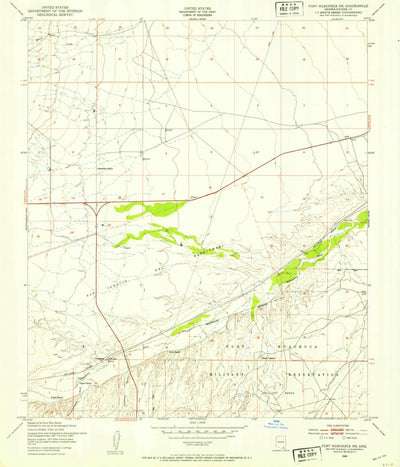 United States Geological Survey Huachuca City, AZ (1948, 24000-Scale) digital map