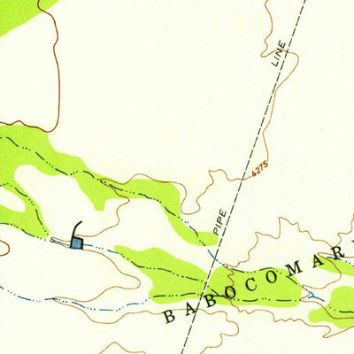 United States Geological Survey Huachuca City, AZ (1948, 24000-Scale) digital map