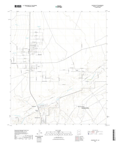 United States Geological Survey Huachuca City, AZ (2021, 24000-Scale) digital map