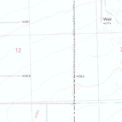 United States Geological Survey Hualapai Flat North, NV (1980, 24000-Scale) digital map