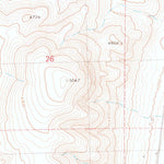 United States Geological Survey Hualapai Flat North, NV (1980, 24000-Scale) digital map