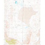United States Geological Survey Hualapai Flat South, NV (1980, 24000-Scale) digital map