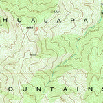 United States Geological Survey Hualapai Spring, AZ (1968, 24000-Scale) digital map
