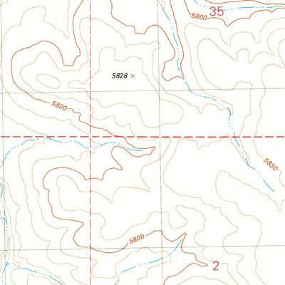 United States Geological Survey Hualapai Tank, AZ (1981, 24000-Scale) digital map