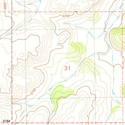 United States Geological Survey Hualapai Tank, AZ (1981, 24000-Scale) digital map