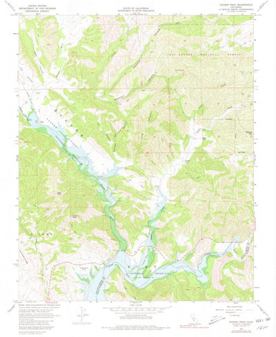 United States Geological Survey Huasna Peak, CA (1967, 24000-Scale) digital map