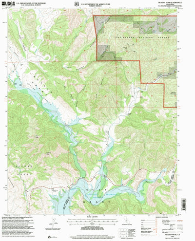 United States Geological Survey Huasna Peak, CA (1995, 24000-Scale) digital map