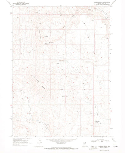 United States Geological Survey Hubbard Basin, NV (1968, 24000-Scale) digital map