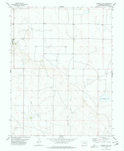 United States Geological Survey Hubbard Lake, CO (1978, 24000-Scale) digital map