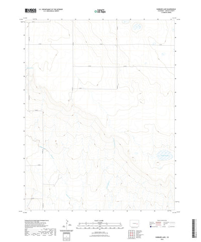 United States Geological Survey Hubbard Lake, CO (2022, 24000-Scale) digital map