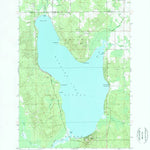 United States Geological Survey Hubbard Lake, MI (1972, 24000-Scale) digital map