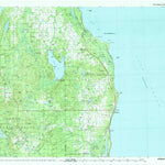 United States Geological Survey Hubbard Lake, MI (1983, 100000-Scale) digital map