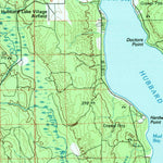 United States Geological Survey Hubbard Lake, MI (1983, 100000-Scale) digital map